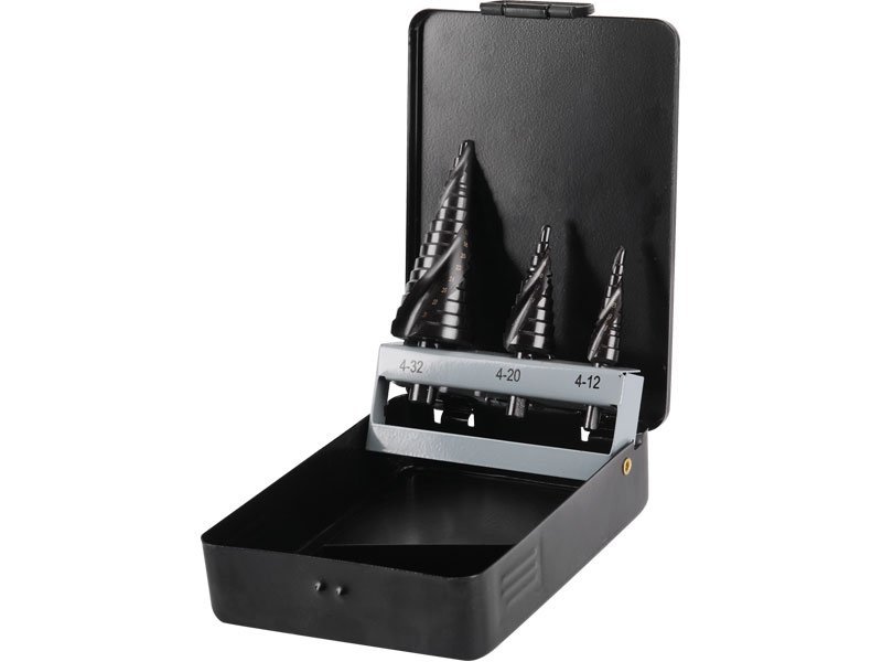 Vrták stupňovitý 3ks 4-32mm Extol Craft 20092