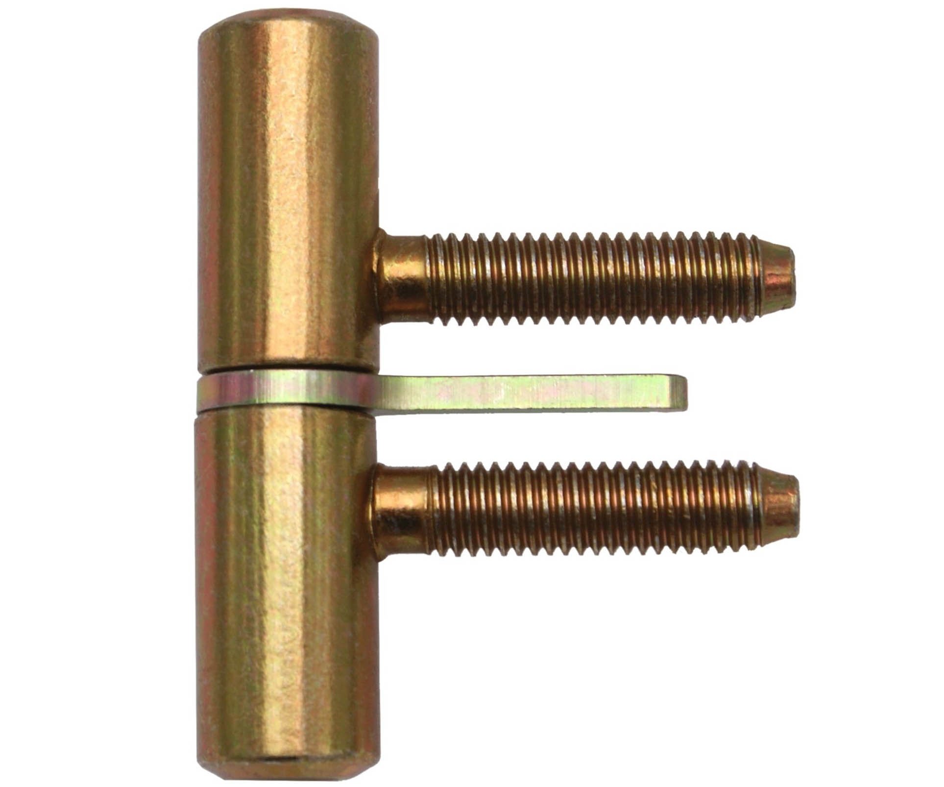 Závěs okenní M8 s hřebem 60 - žlutý zinek