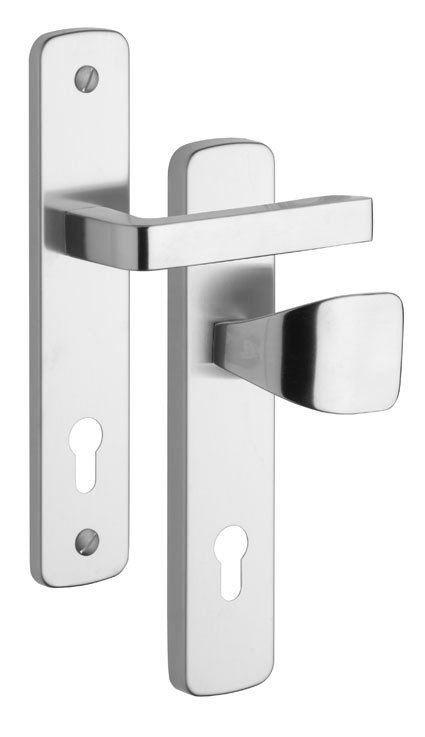 Rostex 802 Astra bezpečnostní kování - klika-madlo 72 Nerez Mat