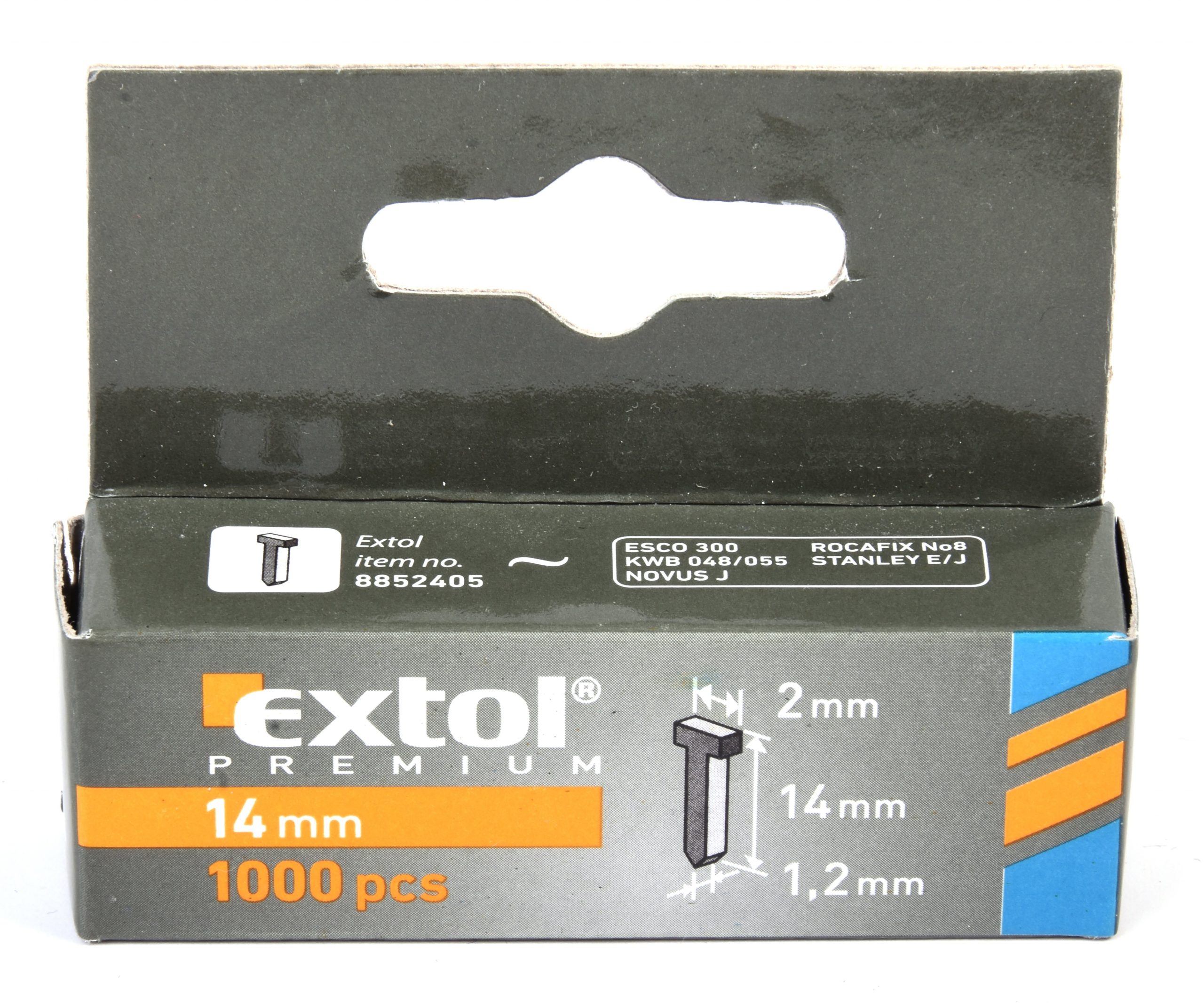 Hřebíky 1000ks Extol Premium - 8852405 14mm