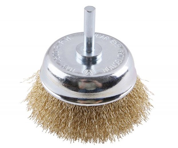 Rotační kartáč hrnkový vlnitý se stopkou Festa - 65x0.3mm