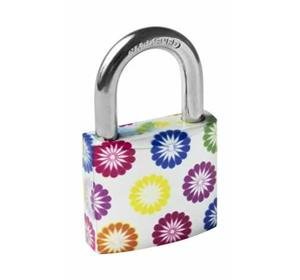 Zámek visací Tokoz barevný různé - Flower