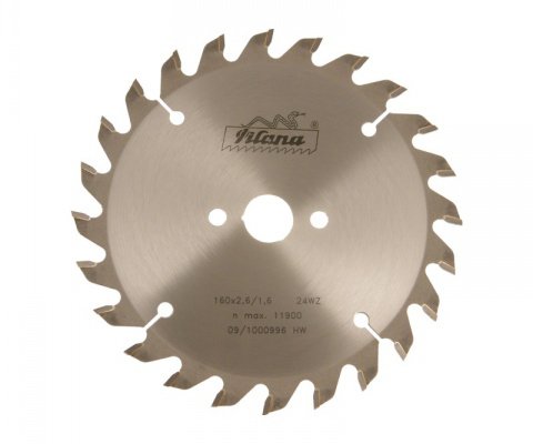 Kotouč pilový Pilana s SK plátky - 160x2.6x20 24z 91WZ