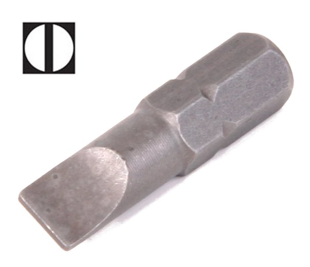 Bit plochý Wekador délky 25mm - 0.6x4.0