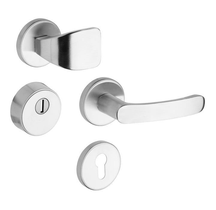 Rostex R1/S rozetové kruhové bezpečnostní kování - klika-madlo Ti