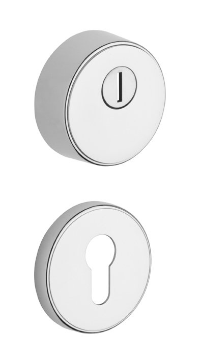 Rostex R3/S rozetové kruhové přídavné bezpečnostní kování - Nerez Mat