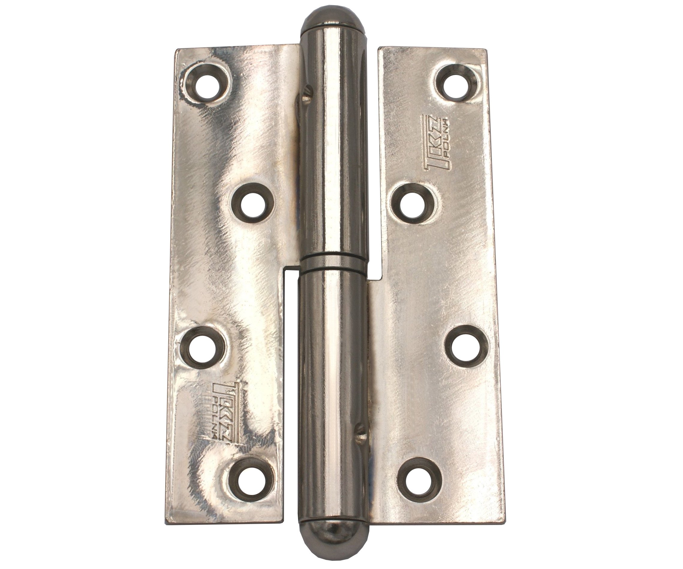 Závěs dveřní rovný 120 - levý nikl