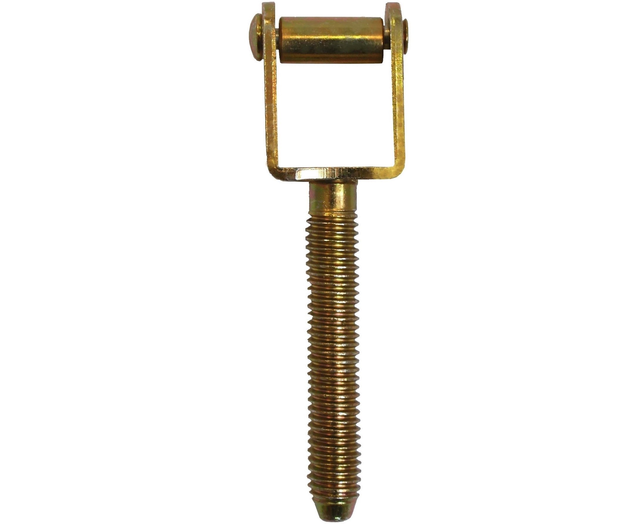 Skoba okenní k zašroubování M8 - žlutý zinek