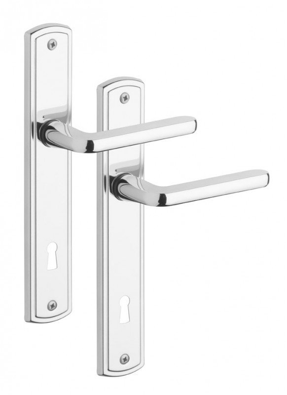 Rostex Strato štítové dveřní kování - klika - klika pro vložku 90mm Ti