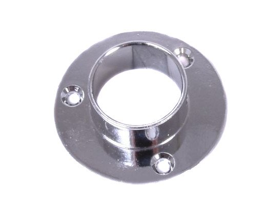 Držák šatních tyčí uzavřený kov