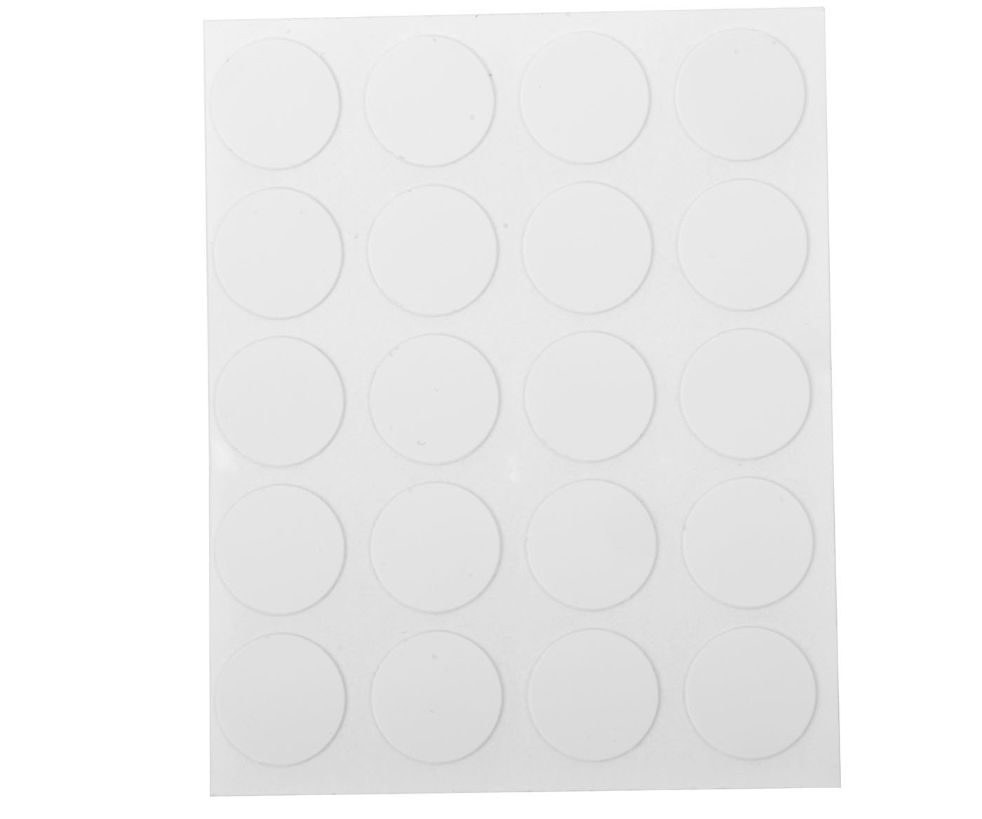 Krytka samolepicí 13mm 20ks - bílá 11164