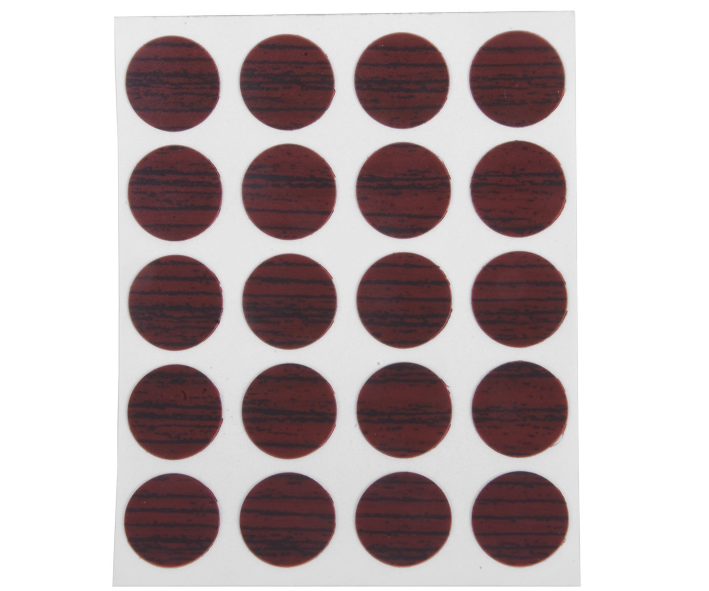 Krytka samolepicí 13mm 20ks - mahagon 988