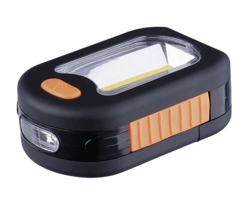 LED svítilna plastová COB LED + 3LED 3xAAA