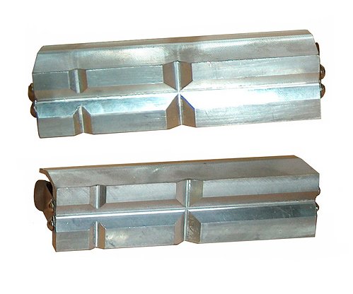 Vložky čelistí svěráku prizmatické hliník - ALCL 150