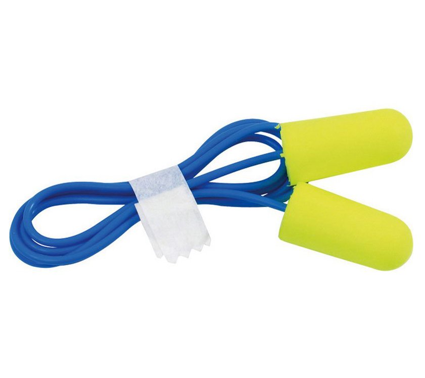 Zátky do uší EarSoft s bezpečnostním vláknem