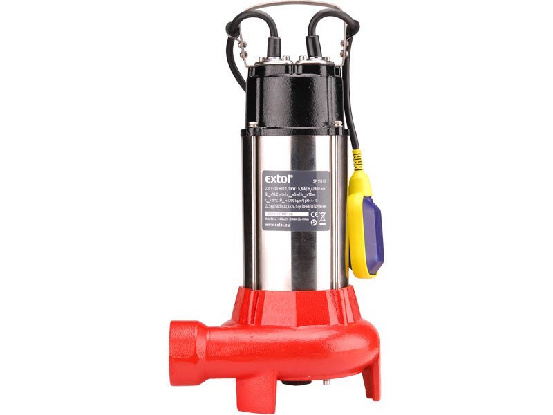 Extol Premium SP 110 KF ponorné kalové čerpadlo s nožem