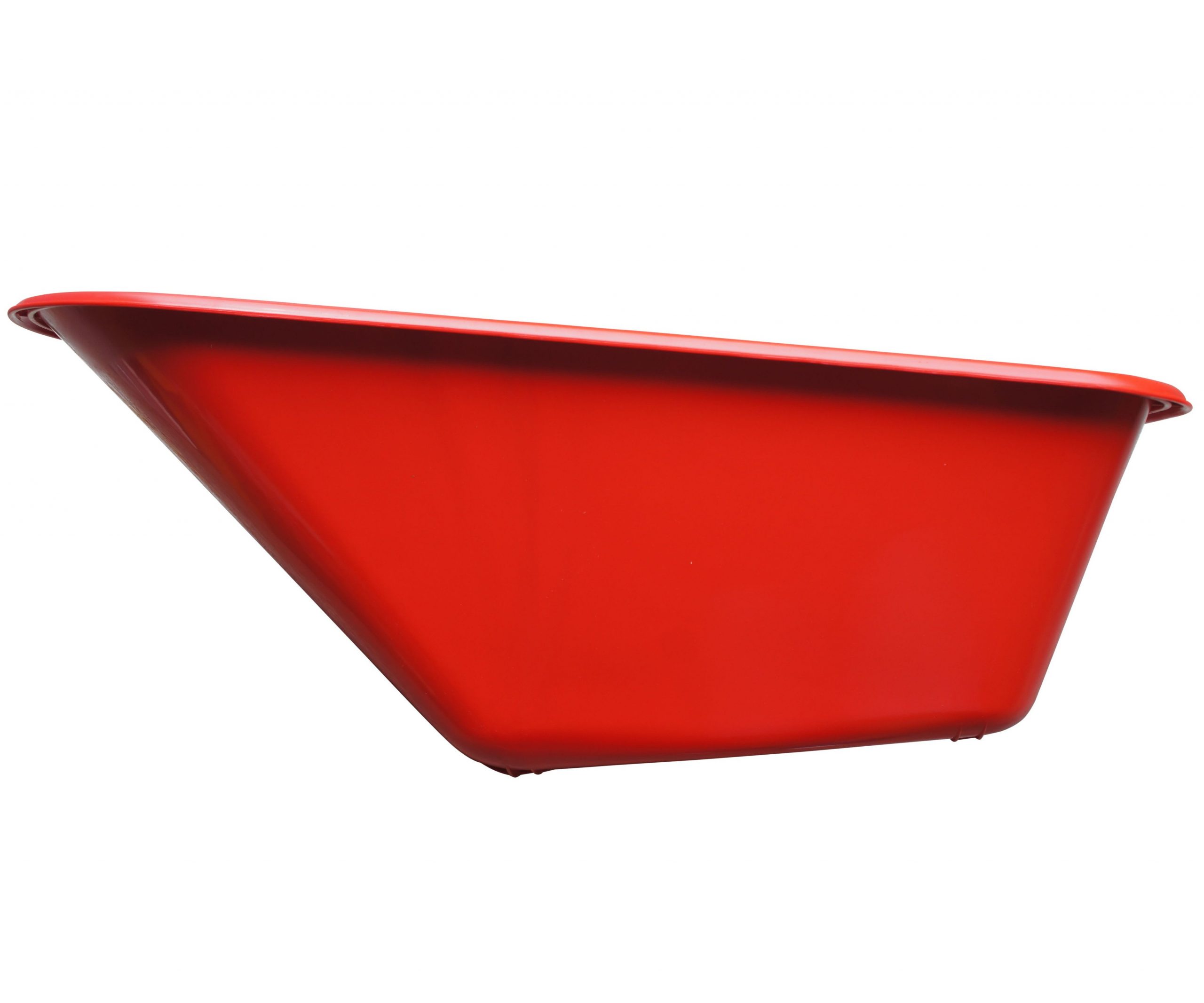 Korba ke kolečku 100l plastová - červená