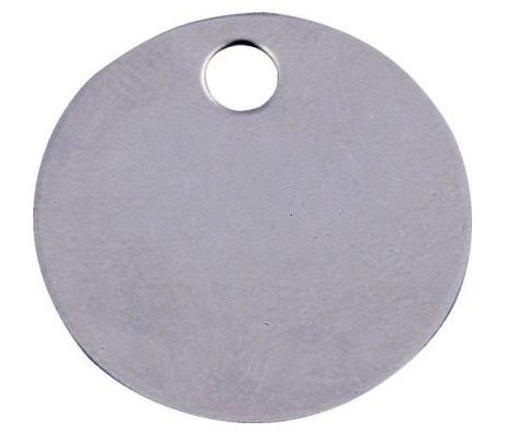 Štítek identifikační 30mm - hliník bez ražby