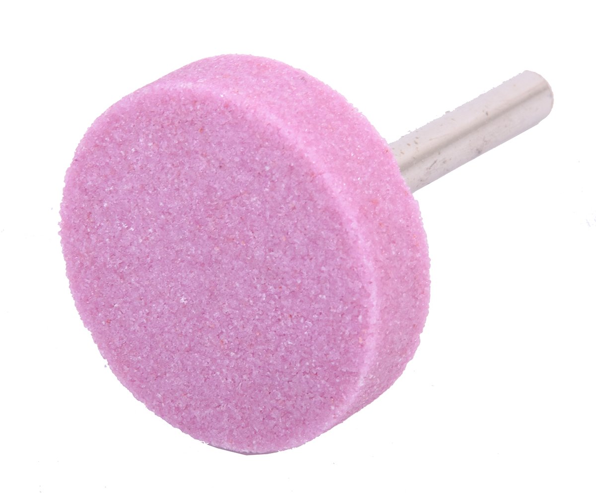 Tělísko brousicí válcové osazené Tyrolit - 98A60O6V40 40x10x6mm růžové