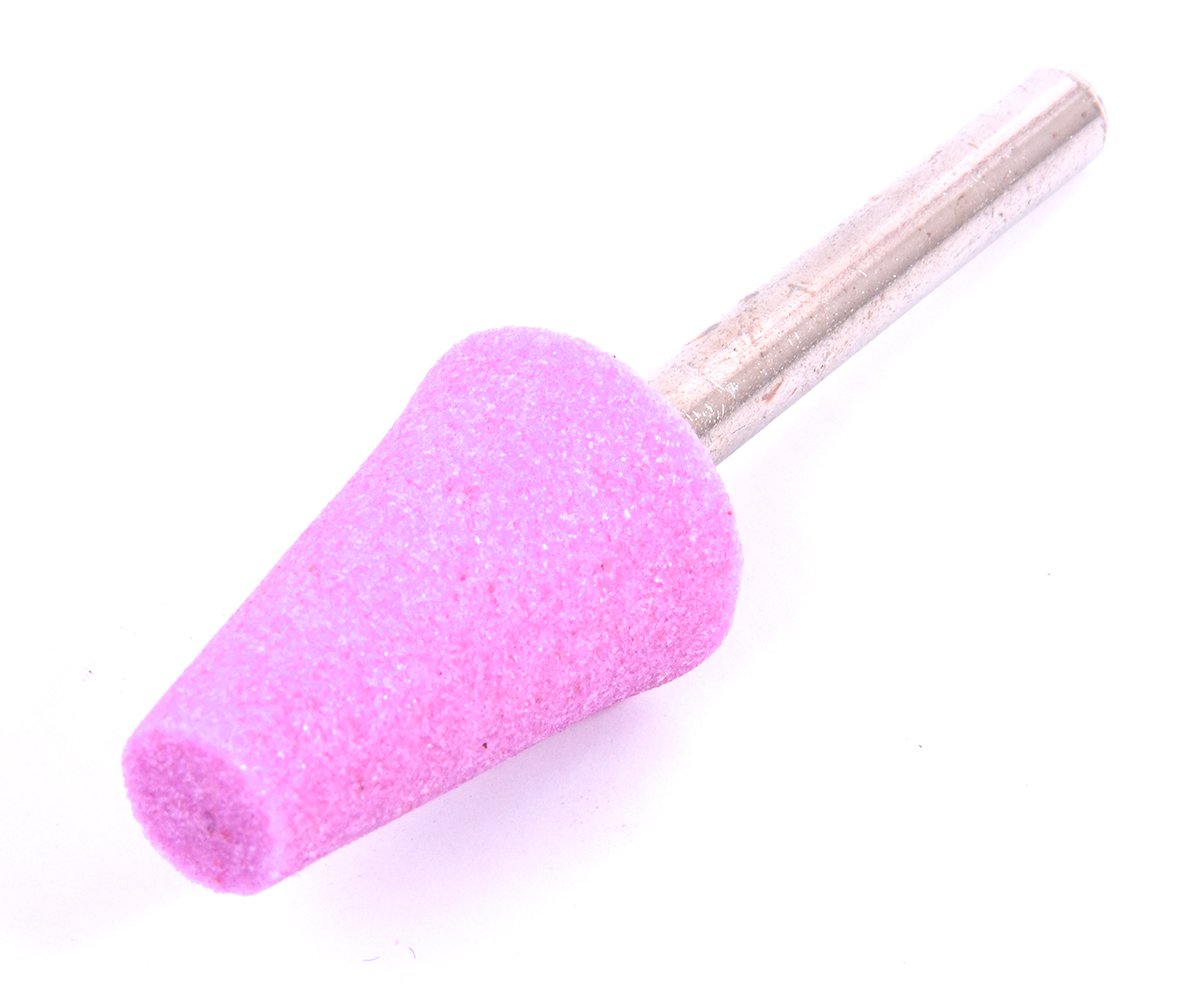 Tělísko brousicí kuželové Tyrolit - 98A80O6V40 20-10x32x6mm růžové