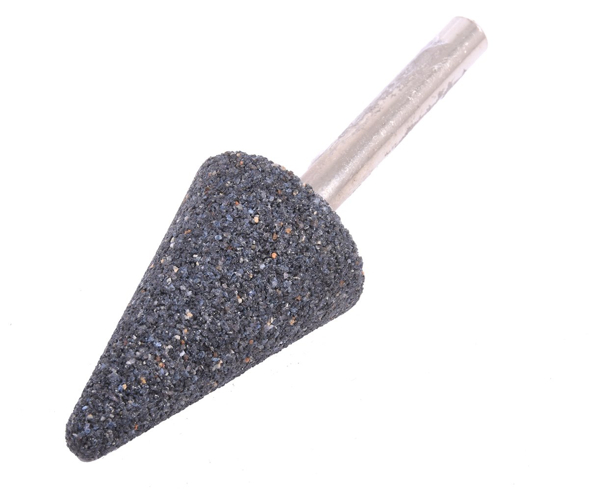 Tělísko brousicí kuželové zaoblené Tyrolit - 96A40P4V40 25x40x6mm R3 šedá