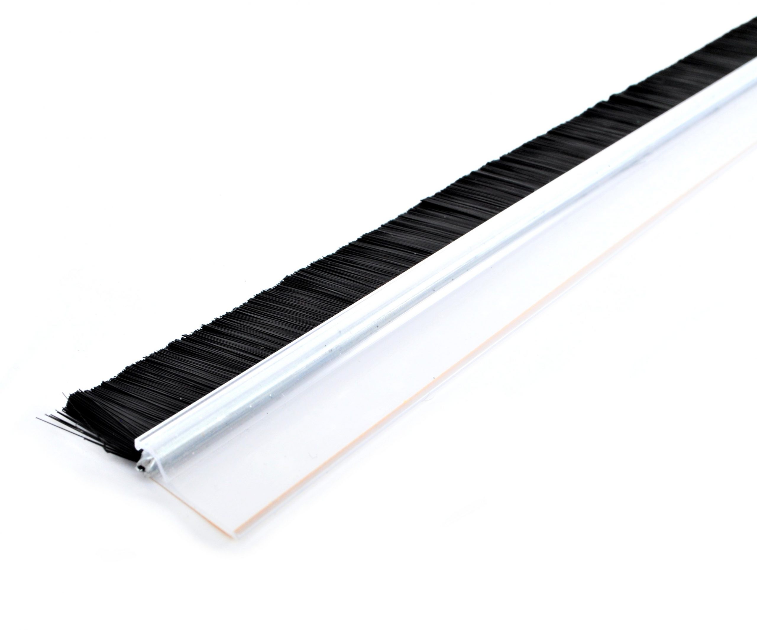 Kartáč těsnicí na dveře samolepicí 1m - transparentní