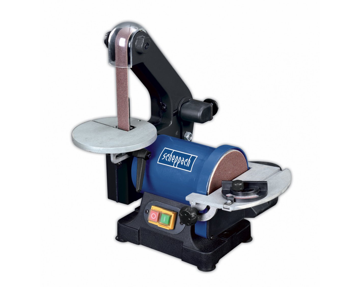Scheppach BTS 700 pásová a kotoučová bruska