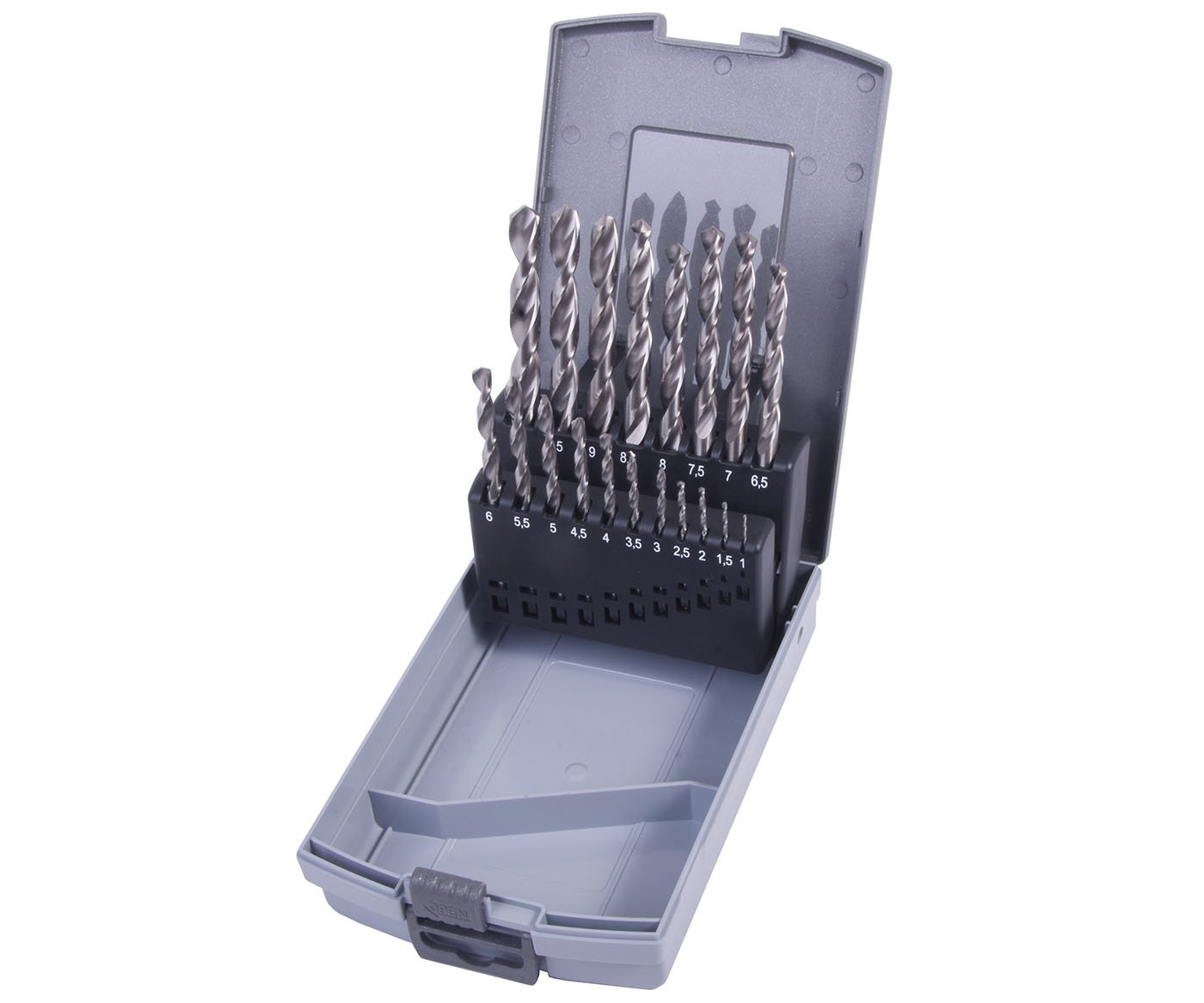 Sada vrtáků do kovu CZ002 19ks 1-10/0