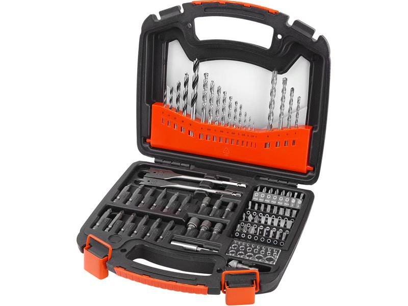 Sada vrtáků a bitů 75ks kufr Extol Premium 8801993