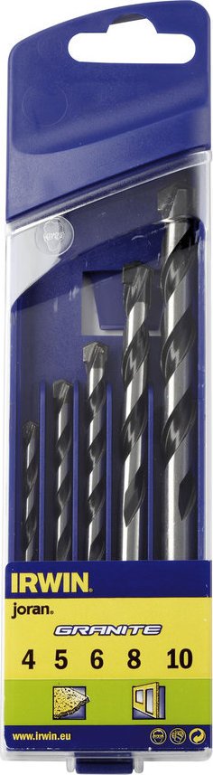 Sada vrtáků do zdiva 5ks 4-10mm Irwin Granite
