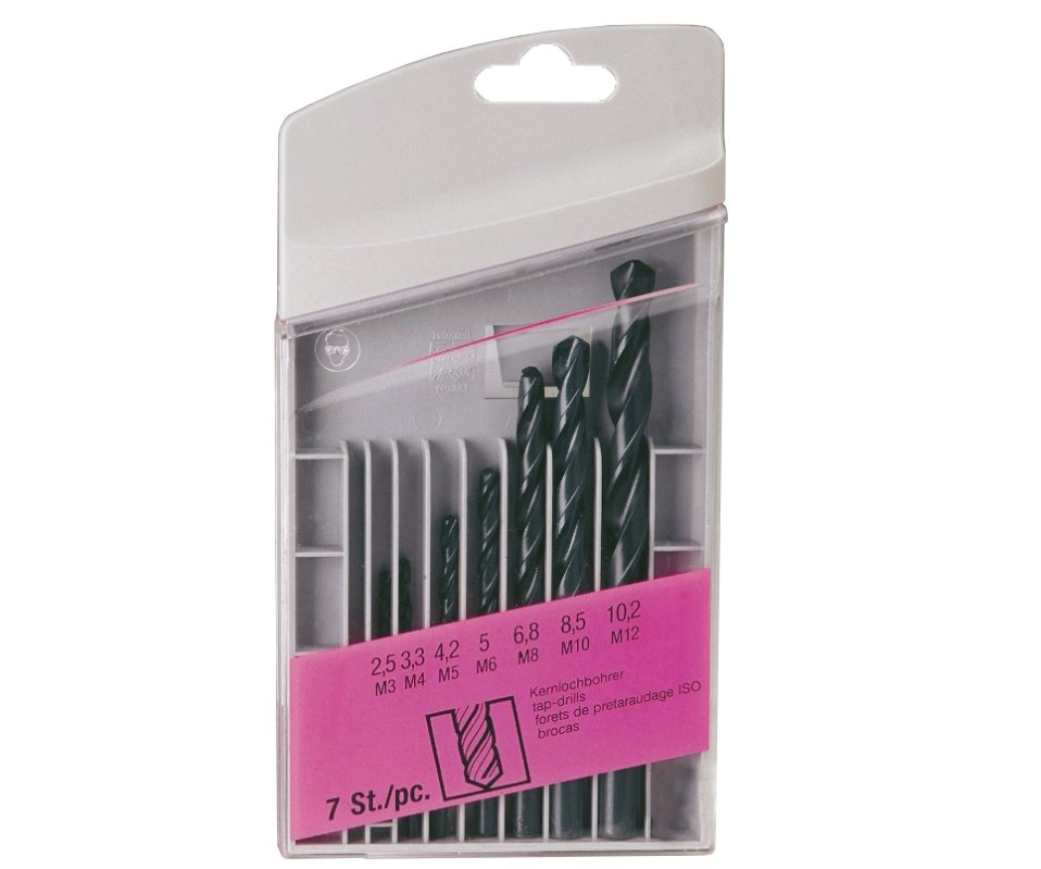 Sada vrtáků do kovu HSS 7ks 2