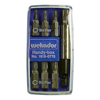 Sada bitů 8ks torx HandyBox Wekador
