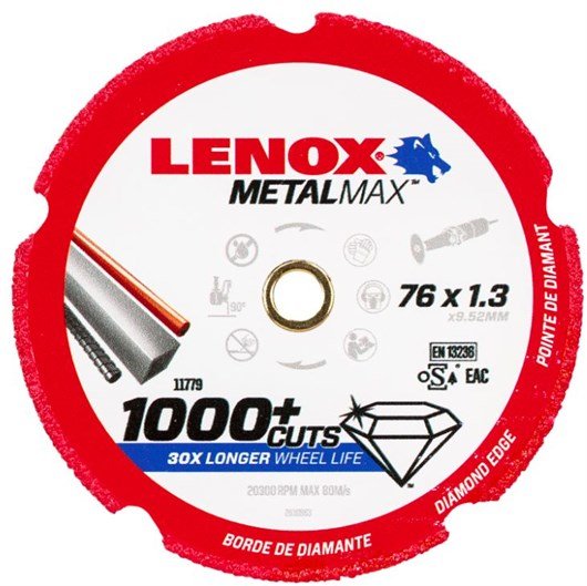 Kotouč diamantový řezný Metalmax Lenox - DG 75x9