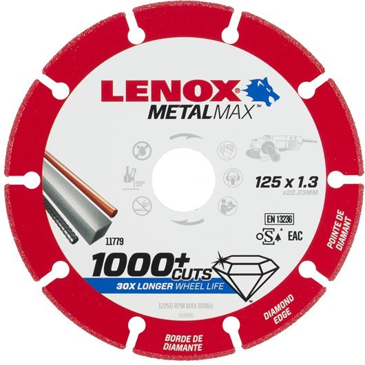 Kotouč diamantový řezný Metalmax Lenox - AG 125x22
