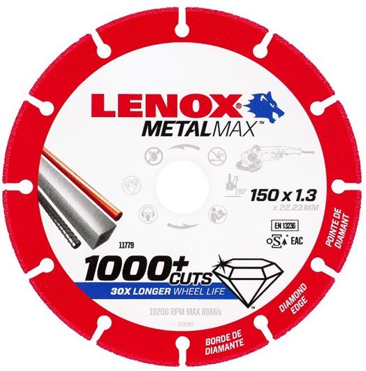 Kotouč diamantový řezný Metalmax Lenox - AG 150x22