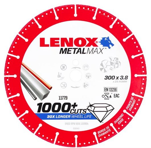 Kotouč diamantový řezný Metalmax Lenox - GS 300x25