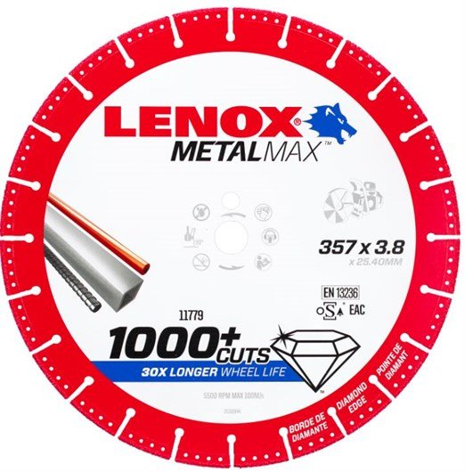 Kotouč diamantový řezný Metalmax Lenox - GS 357x25