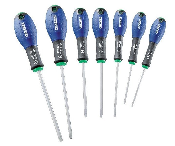 Sada šroubováků 7ks torx s otvorem Tona Expert E160909