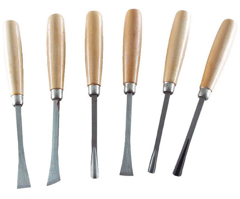 Sada řezbářských dlát 6ks Extol Craft 3936