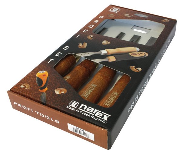 Sada plochých dlát 4ks Wood line Plus Narex 8632 - 8-32mm 8632 02