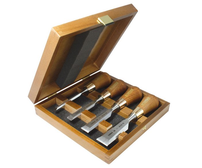 Sada začišťovacích dlát 4ks 6-26mm Wood line Plus Narex 8537 50