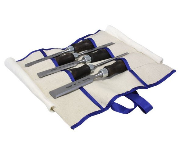 Sada plochých dlát 5ks 6-26mm Wood line Narex 8638 - mořená 8638 11