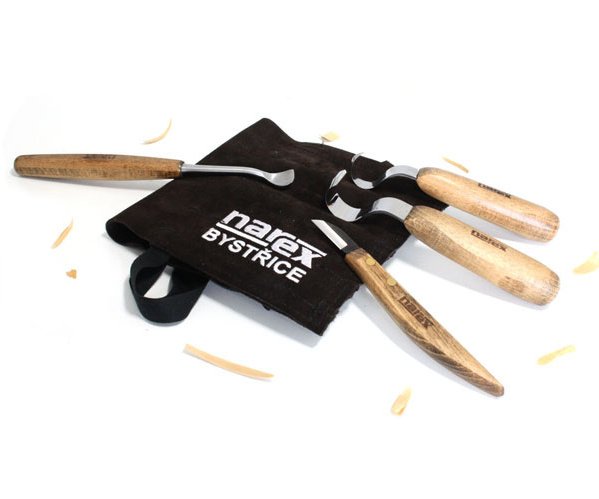 Sada řezbářská na lžičky 4ks Profi Narex 8995 01