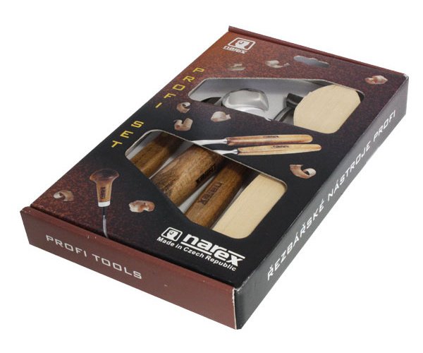 Sada řezbářská na lžičky 3+1ks Start Narex 8698 00