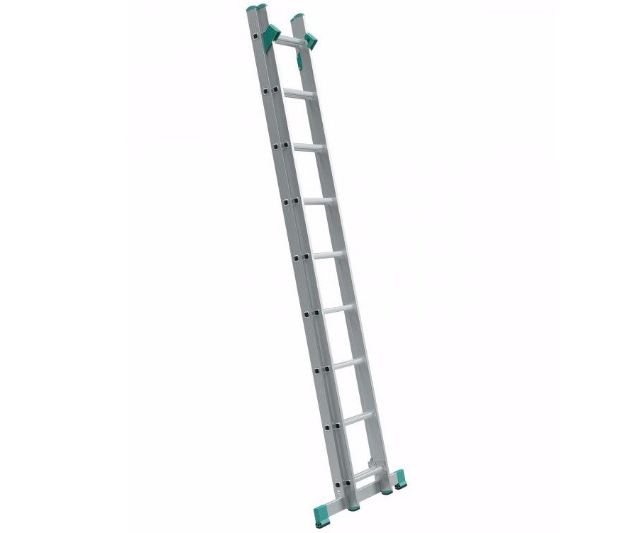 Alve Eurostyl dvoudílný univerzální žebřík s úpravou na schody - 2x9 příček 428cm Eurostyl 7709