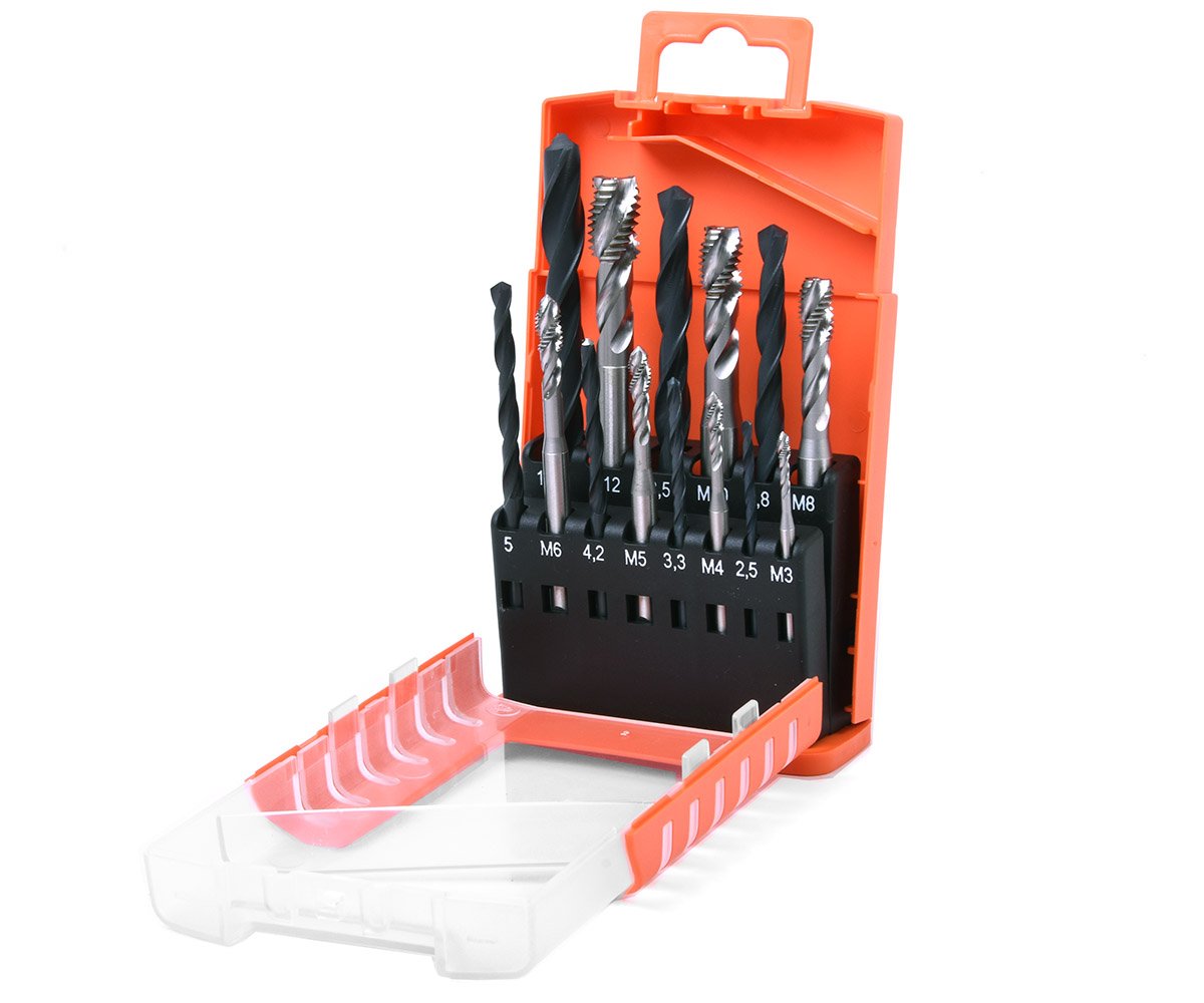 Sada strojních závitníků E-1 M3-M12 HSS Bučovice