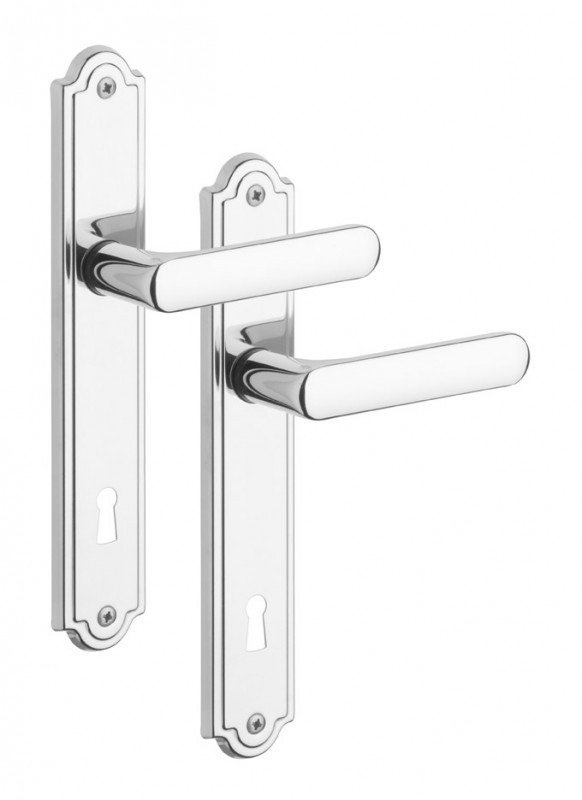 Rostex Gracia dveřní kování - klika-klika pro klíč 90mm Ti