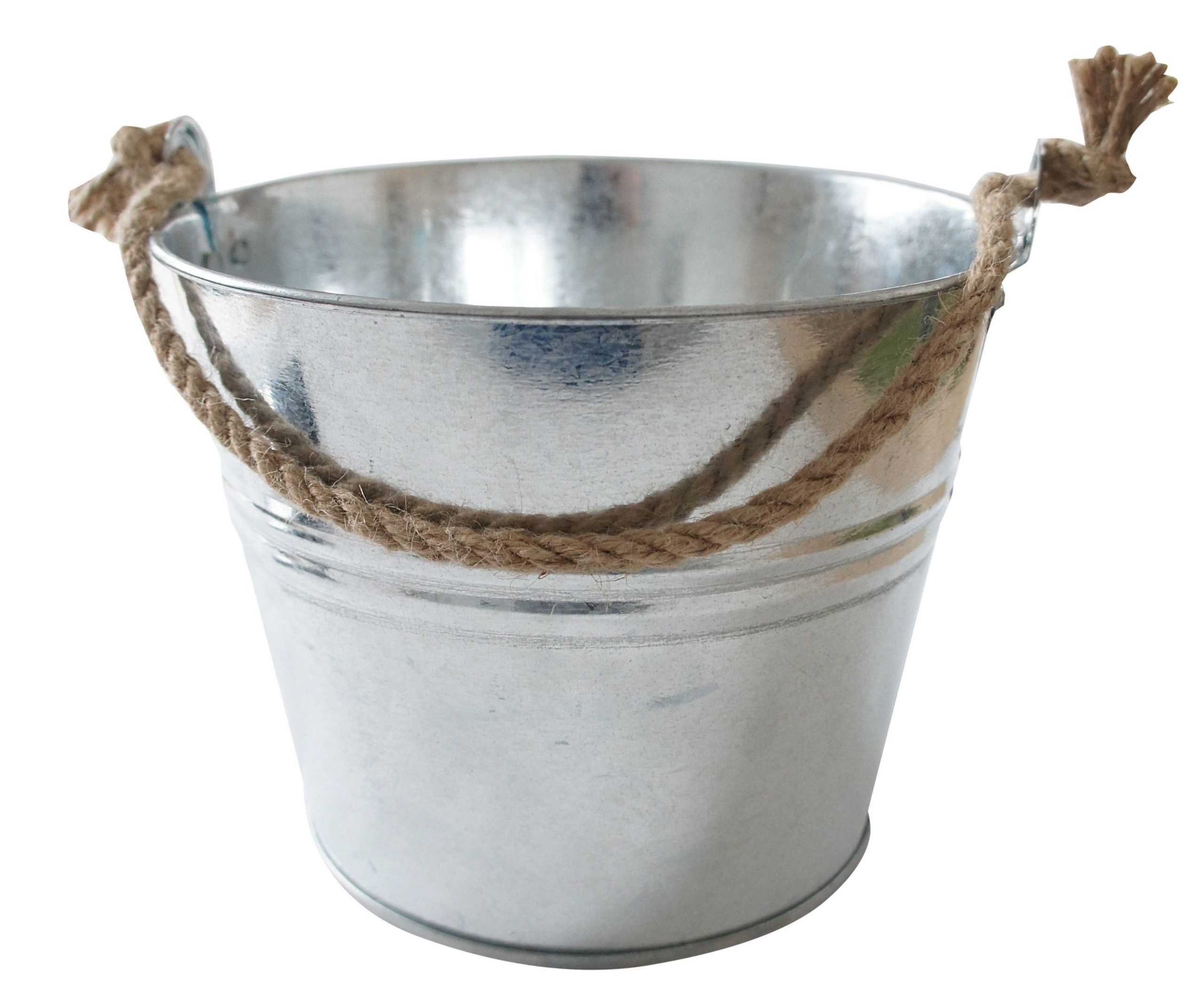 Vědro pozinkované s provazem - 10l