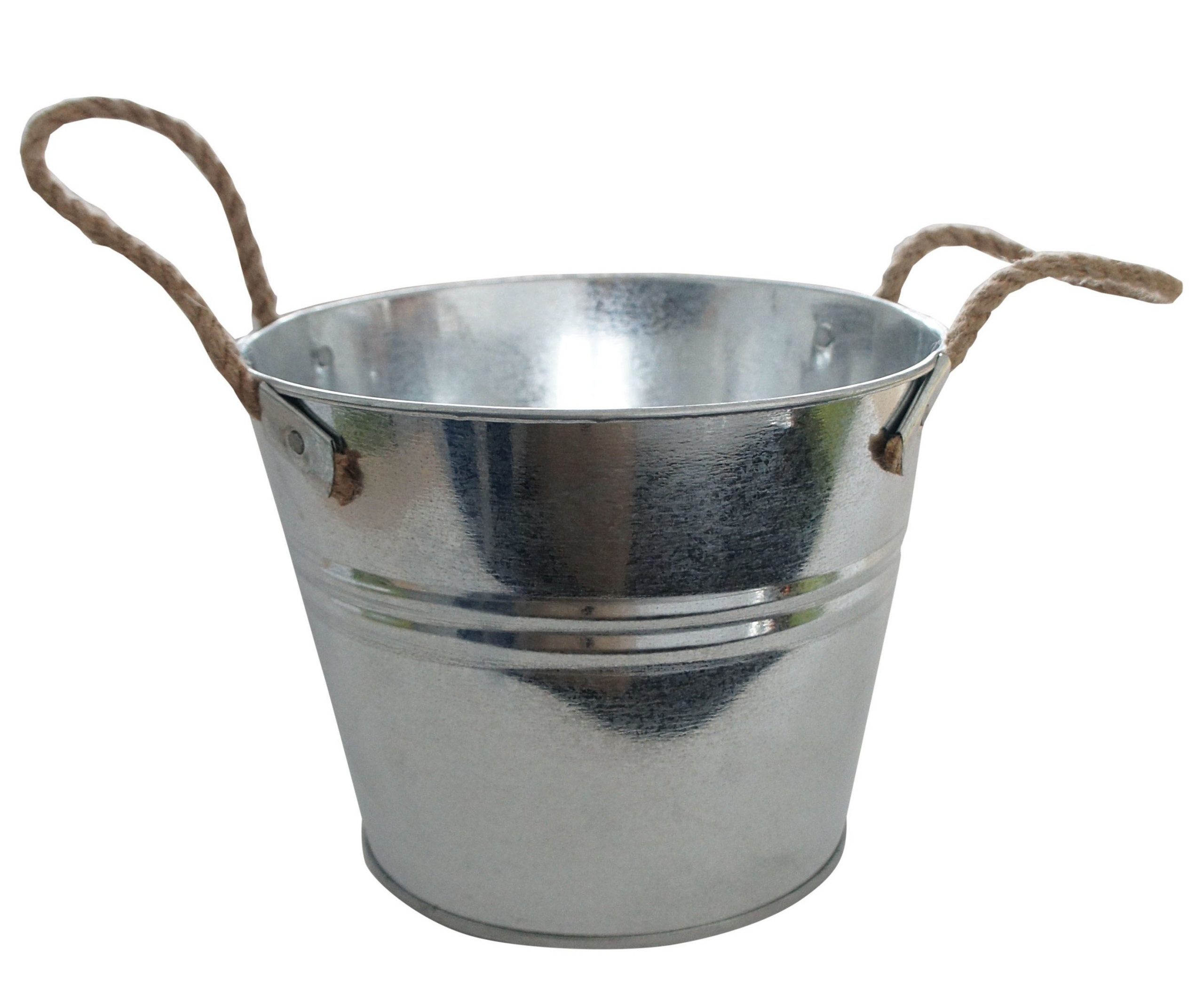 Vědro pozinkované s provazovými uchy - 7l