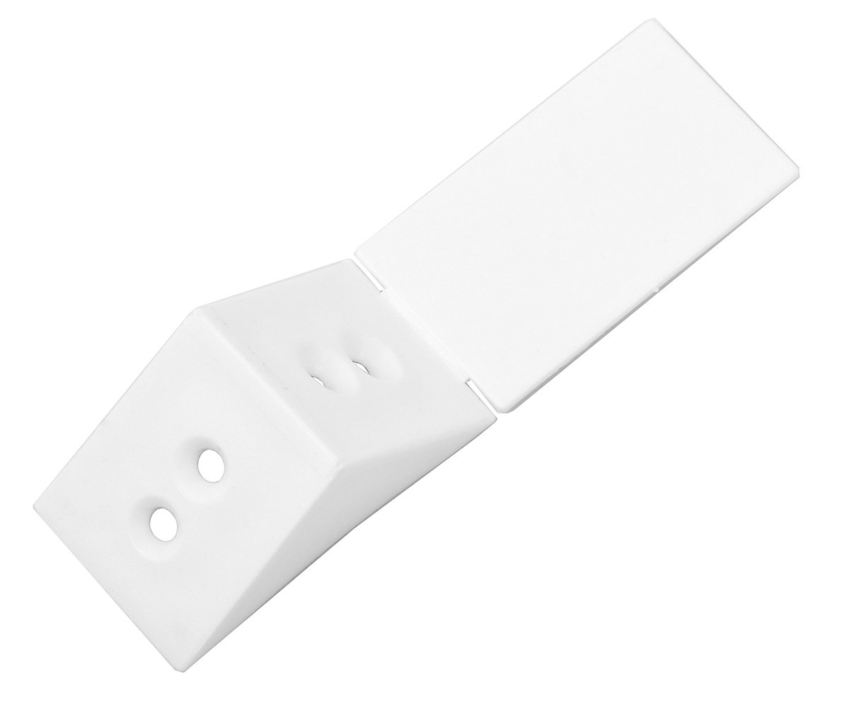 Roh spojovací plastový velký - bílý